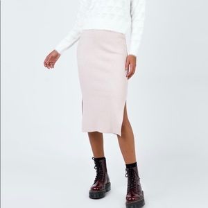 Princess Polly Zana Midi Skirt Nude Pink